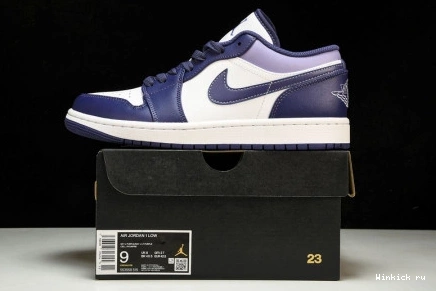 Purple Tones” Low 1 “Covered Jordan 1202